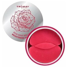 Trimay Гидрогелевые патчи для глаз Rose Wine Brilliant Brightening Eye Patch, 60 шт.