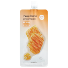 Missha Pure Source Pocket Pack Honey ночная маска на основе мёда, 10 мл