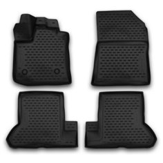 Комплект ковриков салона ELEMENT 3D4153210k для Renault Dokker 4 шт. черный