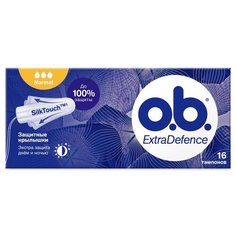 O.b. тампоны Extra Defence Normal, 3 капли, 16 шт.