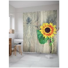 Штора для ванной JoyArty Одинокий подсолнух 180х200 (sc-14825)