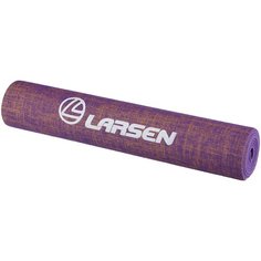 Коврик Larsen Jute, 183х61х0.5 см violet надпись