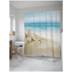 Штора для ванной JoyArty Песчаные останки 180х200 (sc-8255)