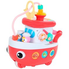 Развивающая игрушка Smart Baby Корабль, красный