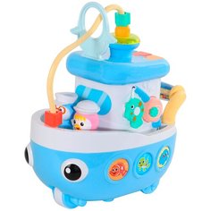 Развивающая игрушка Smart Baby Корабль, голубой