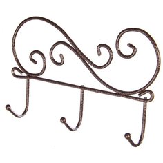 Вешалка ЗМИ Кружева 3 (ВН 275) медный антик