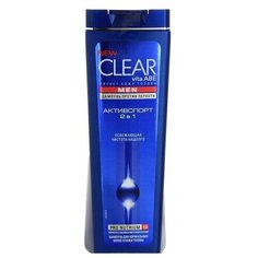 Clear шампунь Для Мужчин 2 в 1 Активспорт, 200 мл