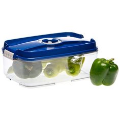 STATUS Контейнер вакуумный VAC-REC-30, 18.5x29.5 см, blue