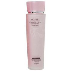 3W Clinic Flower Effect Extra Moisturizing Emulsion Эмульсия для лица, 150 мл