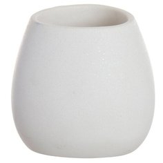 Стакан для зубных щеток Dcasa Arena Stone 268437, белый