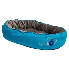 Лежак для кошек Rogz Snug Pod CPS 40х32х8 см Blue Floral
