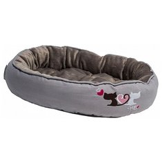 Лежак для кошек Rogz Snug Pod CPS 40х32х8 см Heart Tails