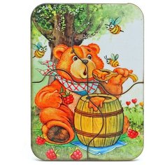Пазл Мастер игрушек Медвежонок и мед (IG0042), 4 дет.