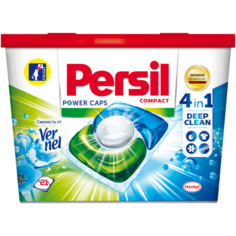 Persil капсулы Power Caps Свежесть от Vernel 4 in 1, контейнер, 21 шт.