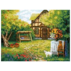 Риолис Набор для вышивания крестом Загородный домик 40 x 30 см (1845)