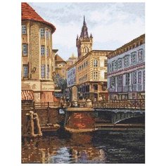 Палитра Набор для вышивания "Лавочный мост. СтарыйКёнигсберг" 27 х 35 см (08.020)