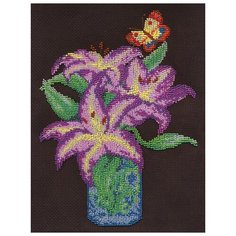 Klart Набор для вышивания бисером Королевские лилии 18 x 23 см (8-090)