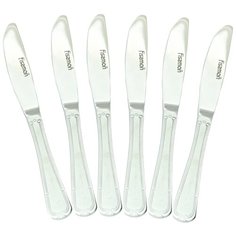 Fissman Набор столовых ножей Selena, 6 шт. серебристый