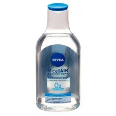 Nivea мицеллярная вода MicellAir для нормальной кожи, 400 мл