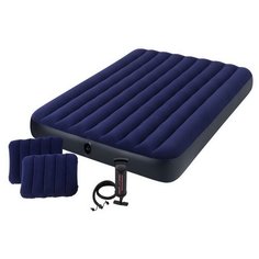 Надувной матрас Intex Classic Downy Airbed (64765) синий