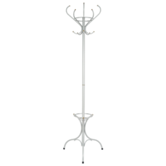 Напольная вешалка ЗМИ Тюльпан белое серебро