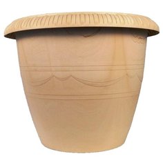 Горшок ТЕК.А.ТЕК Le Jardin 106-3K мраморно-золотой