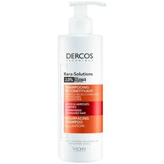 Vichy шампунь Kera-Solutions с комплексом pro-keratin, реконструирующий поверхность волоса, 250 мл