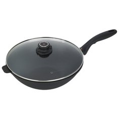 Сковорода-вок Swiss Diamond Classic+ Induction XD61130IC, 30 см, с крышкой, черный