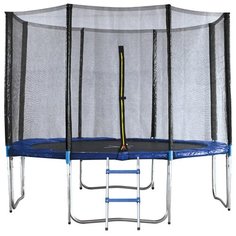 Каркасный батут ECOS BT14-3 427х427 см синий