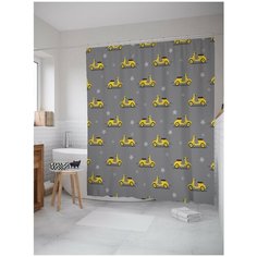 Штора для ванной JoyArty Желтый скутер 180х200 (sc-70486)