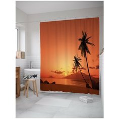 Штора для ванной JoyArty На канарских островах 180х200 (sc-18961)