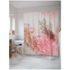 Штора для ванной JoyArty Цветочный туман 180х200 (sc-17043)