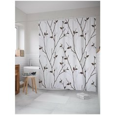 Штора для ванной JoyArty Распускающиеся стволы 180х200 (sc-13271)