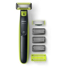Триммер Philips OneBlade QP2620/20, черный/зеленый лайм