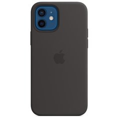 Чехол-накладка Apple MagSafe силиконовый для iPhone 12/iPhone 12 Pro черный