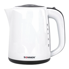 Чайник SONNEN KT-002B, бежевый/черный