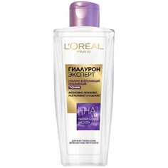 LOreal Paris Тоник Гиалурон Эксперт (ГИАЛУРО) восполняющий увлажняющий, для всех типов кожи, 200 мл