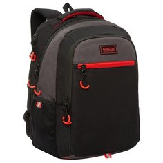Grizzly Рюкзак RU-132-4, черный/красный