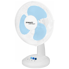 Настольный вентилятор Scarlett SC-DF111S07, белый