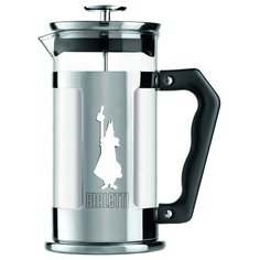Френч-пресс Bialetti Preziosa (0,35 л) серебристый/черный