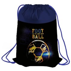 Berlingo Мешок для обуви Football game (MS09273) черный/синий