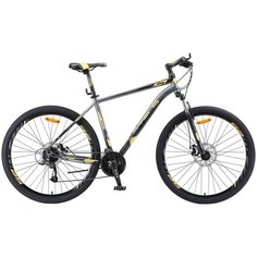 Горный (MTB) велосипед STELS Navigator 910 MD 29 V010 (2019) черный/золотой 18.5" (требует финальной сборки)