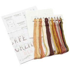 Палитра Набор для вышивания Кофе со сливками 19 х 25 см (04.003)