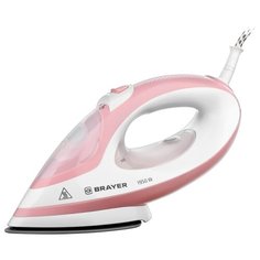 Утюг BRAYER BR4080 розовый/белый