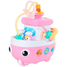 Развивающая игрушка Smart Baby Корабль, розовый