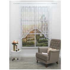 Тюль Amore Mio RR M 3016 на ленте 170 см белый