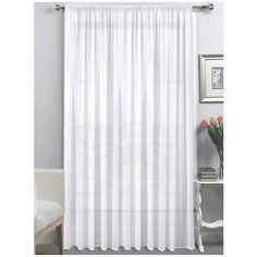 Тюль Amore Mio RR 0007B UT на ленте 300х300 см белый