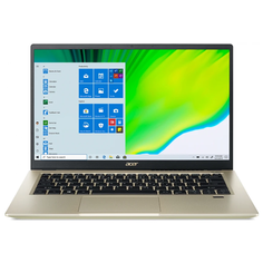 Ноутбук Acer SWIFT 3x SF314-510G-74N2 (Intel Core i7 1165G7 2800MHz/14"/1920x1080/16GB/512GB SSD/Intel Iris Xe Graphics 4GB/Windows 10 Home) NX.A10ER.008, золотистый