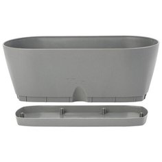 Горшок DRINA Urban 32 x 15 x 12 cm серый
