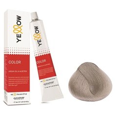 Yellow Color Крем-краска, 11.11 Super hight lift intense ash blonde, 100 мл